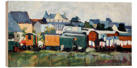 Tableau en bois Fair in Remich, 1928 - Nico Klopp