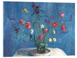 Obraz na szkle akrylowym Flat Bowl, 1922 - Florine Stettheimer