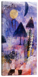 Lerretsbilde Garden at Night (Moon and Shadow Mushrooms), 1918 - Paul Klee
