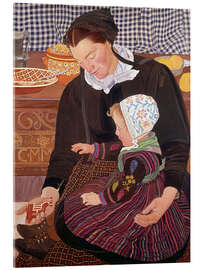 Acrylglasbild Das Rote Pferdchen - Ernest Bieler