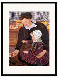 Framed art print The Little Red Horse - Ernest Bieler