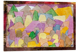 Acrylic print Monuments on the Slope, 1917 - Paul Klee