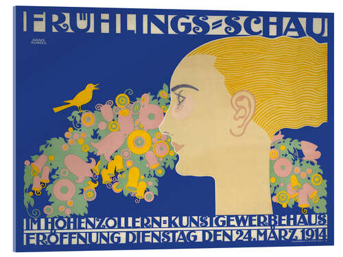 Acrylic print Frühlings-Schau im Hohenzollern-Kunstgewerbehaus, 1914