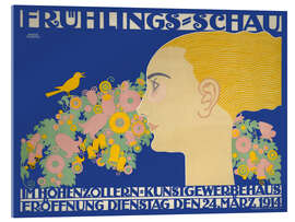 Acrylic print Frühlings-Schau im Hohenzollern-Kunstgewerbehaus, 1914 - Julius Klinger