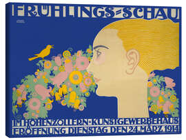 Tableau sur toile Frühlings-Schau im Hohenzollern-Kunstgewerbehaus, 1914 - Julius Klinger