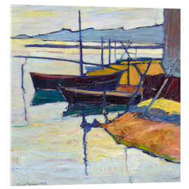 Acrylic print Boats in Martigues, 1929 - Nico Klopp