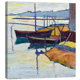 Obraz na płótnie Boats in Martigues, 1929 - Nico Klopp