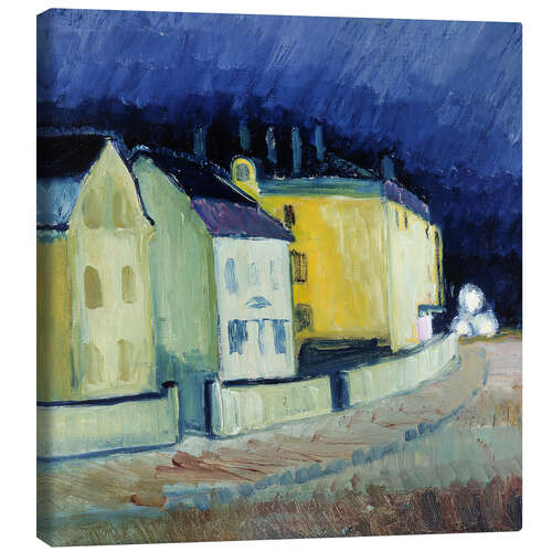 Leinwandbild Blick auf die Stadt von Eira, Dänemark - William Lönnberg