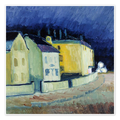 Póster City View from Eira, Denmark - William Lönnberg