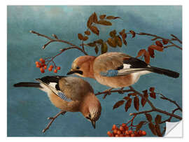 Sticker mural Jays, 1877