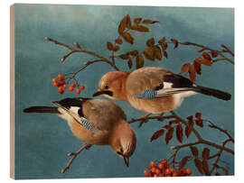 Quadro de madeira Jays, 1877