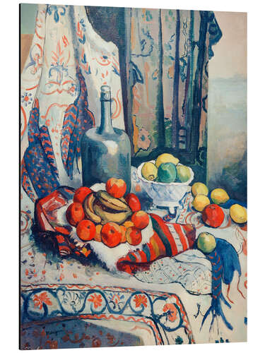 Aluminiumsbilde Still Life with Blue Pheasants, 1909