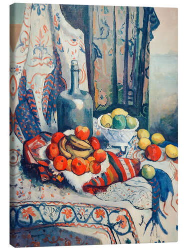 Canvastavla Still Life with Blue Pheasants, 1909