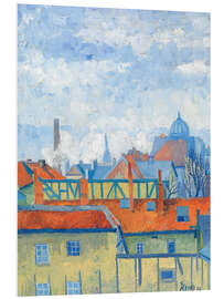 Hartschaumbild Düsseldorf, 1918