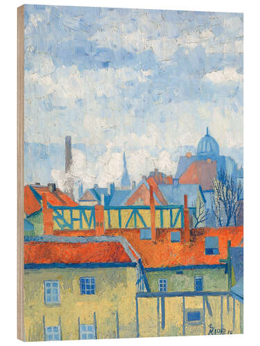 Trätavla Düsseldorf, 1918