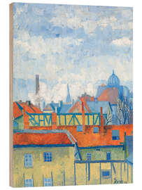 Trätavla Düsseldorf, 1918 - Nico Klopp