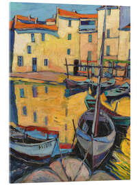 Akryylilasitaulu Martigues (Le Miroir aux Oiseaux), 1929 - Nico Klopp