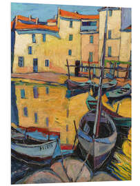 Hartschaumbild Martigues (Le Miroir aux Oiseaux), 1929