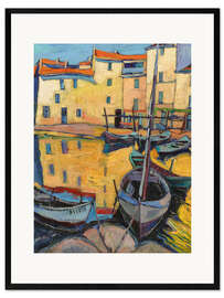 Gerahmter Kunstdruck Martigues (Le Miroir aux Oiseaux), 1929