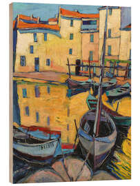 Cuadro de madera Martigues (Le Miroir aux Oiseaux), 1929 - Nico Klopp