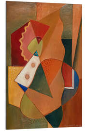 Tableau en aluminium Composition, 1946 - Ole Kandelin