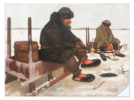 Wandsticker Eisangeln, 1900