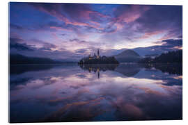 Acrylic print Lake Bled at sunrise, Slovenia - Martin Podt