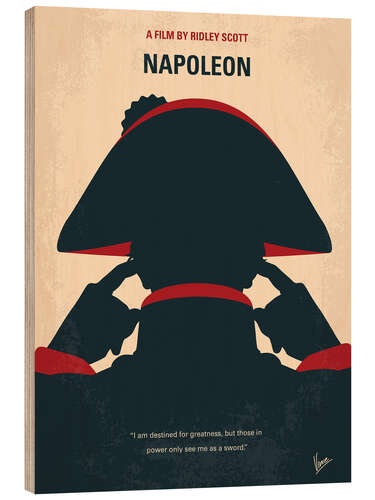 Tableau en bois Napoleon