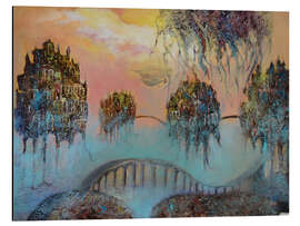 Tableau en aluminium Fantasy with an invented world - Iuliia Kotenko