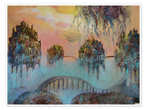 Plakat Fantasy with an invented world