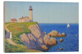 Tableau en bois The Lighthouse View - Felipe Hora