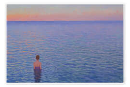 Wall print Evening Swim - Felipe Hora