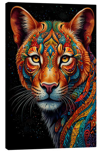 Canvas print Tribe Lion