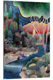 Aluminium print A Nice Way To Enjoy a Beer - Josh Byer