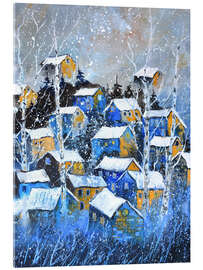 Quadro em acrílico Snowy landscape - Pol Ledent