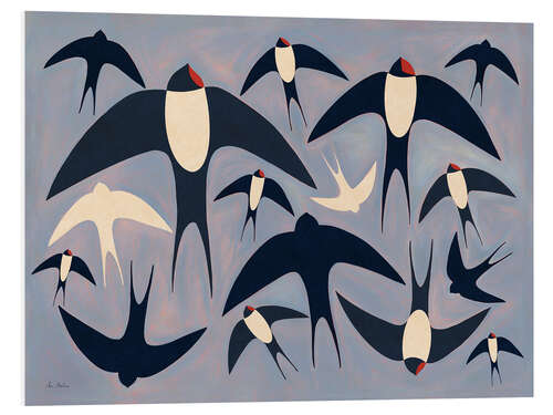 Tableau en PVC Swallows