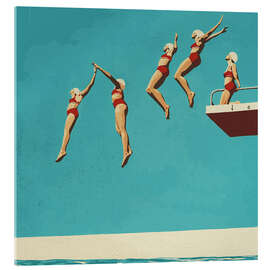 Acrylic print Sequential dive - Layla Oz