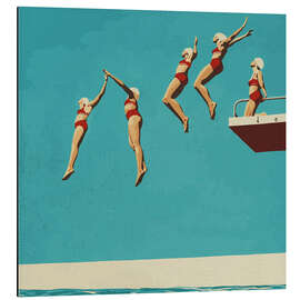 Stampa su alluminio Sequential dive - Layla Oz