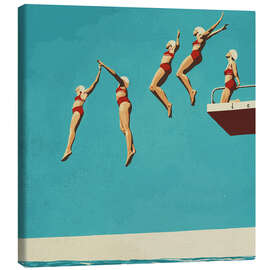 Canvas print Sequential dive - Layla Oz