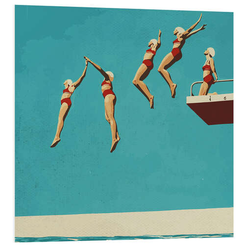 Stampa su PVC Sequential dive