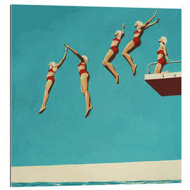 Quadro em plexi-alumínio Sequential dive - Layla Oz