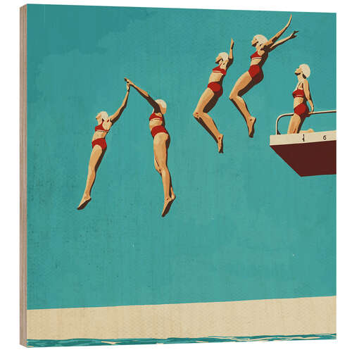 Wood print Sequential dive