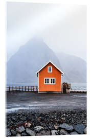 Acrylic print The Red House, Lofoten - Achim Thomae
