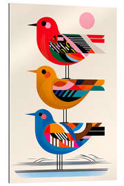 Tableau en plexi-alu Three birds