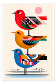 Obraz Three birds - nobelart