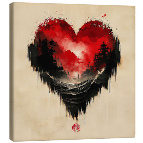Canvas-taulu Love Edo