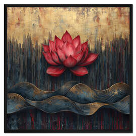 Gerahmter Kunstdruck Öffne deinen Geist