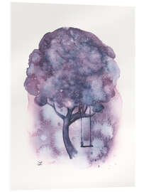 Acrylglasbild Baumschaukel - Zaira Dzhaubaeva