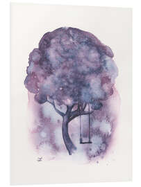 Hartschaumbild Baumschaukel - Zaira Dzhaubaeva