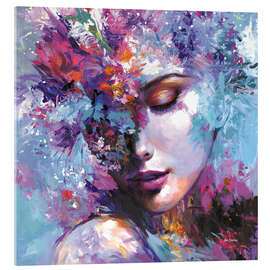 Acrylic print I Fall Into You, Again and Again - Leon Devenice